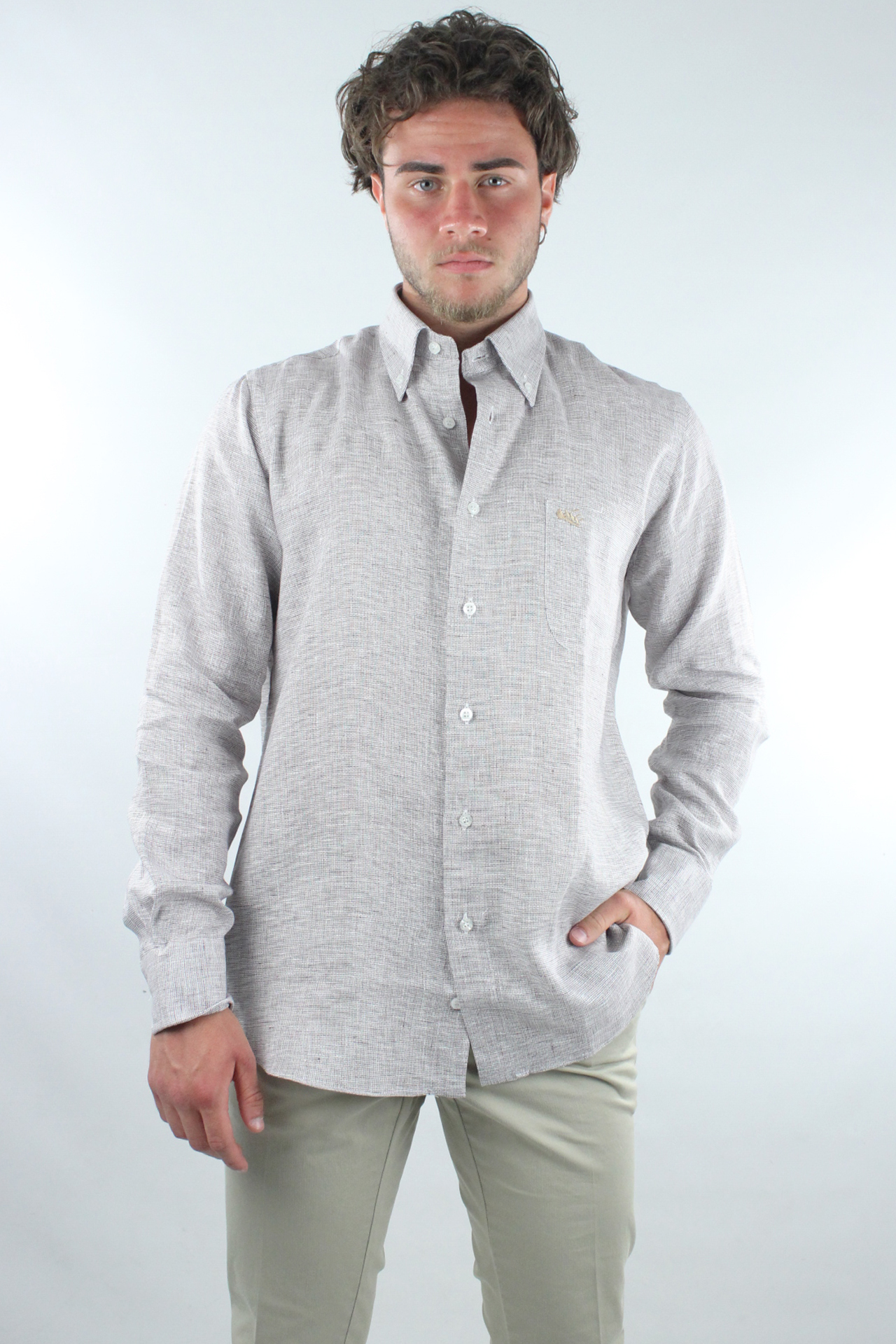 CHEMISE FLASH BEIGE OLD RIVER
