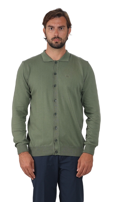 POLO CAMICIA FRESCA VERDE