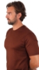 T-SHIRT FILO DI SCOZIA MARRONE