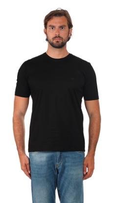 T-SHIRT FILO DI SCOZIA NERO