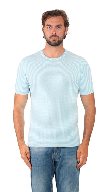 T-SHIRT MILLERIGHE AZZURRA