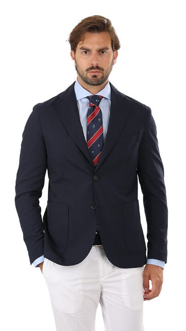 Image de VESTE DEUX BOUTONS BLEU