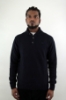 MAGLIONE LUPETTO BAMBU CON BOTTONI BLU