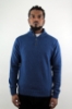 MAGLIONE LUPETTO BAMBU CON BOTTONI DENIM