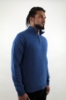 MAGLIONE LUPETTO BAMBU CON BOTTONI DENIM