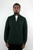 MAGLIONE LUPETTO MEZZA ZIP VERDE