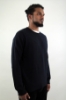 MAGLIONE GIROCOLLO IN PURO CASHMERE BLU
