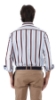 CAMICIA A RIGHE CON COLLO CLASSICO - MARRONI/AZZURRE/BIANCHE
