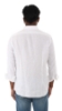 CAMICIA DI LINO CON COLLO CLASSICO BIANCA