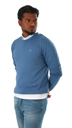 MAGLIONE GIROCOLLO IN COTONE AVION