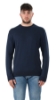MAGLIONE GIROCOLLO IN COTONE 2.0 BLU