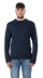 MAGLIONE GIROCOLLO IN COTONE 2.0 BLU