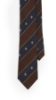 CRAVATTA REGIMENTAL MARRONE E BLU