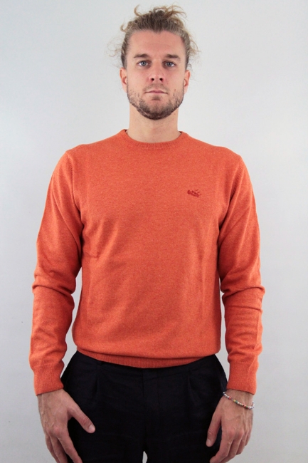 MAGLIONE GIROCOLLO LIAM ARANCIONE