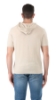 T-SHIRT MEZZA MANICA CON CAPPUCCIO BEIGE