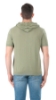 T-SHIRT MEZZA MANICA CON CAPPUCCIO VERDE