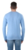 MAGLIONE GIROCOLLO CON TRECCE FRONTALI AZZURRO