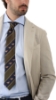 GIACCA A DUE BOTTONI IN MISTO LINO BEIGE