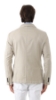 GIACCA A DUE BOTTONI IN MISTO LINO BEIGE