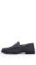 MOCASSINO IN PELLE SCAMOSCIATA BLU