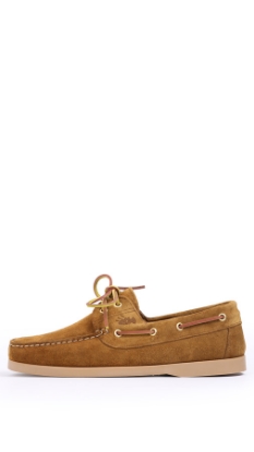 SCARPE DA BARCA CAMOSCIO MARRONE