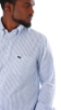 CAMICIA DI LINO CON FANTASIA A RIGHE 