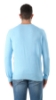 MAGLIONE GIROCOLLO IN COTONE AZZURRO