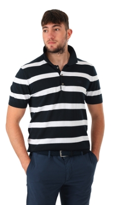 POLO RIGA LARGA BLU