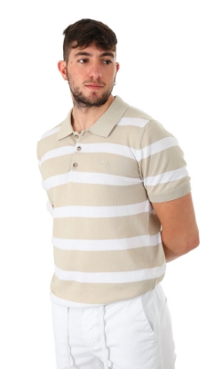 POLO RIGA LARGA BEIGE